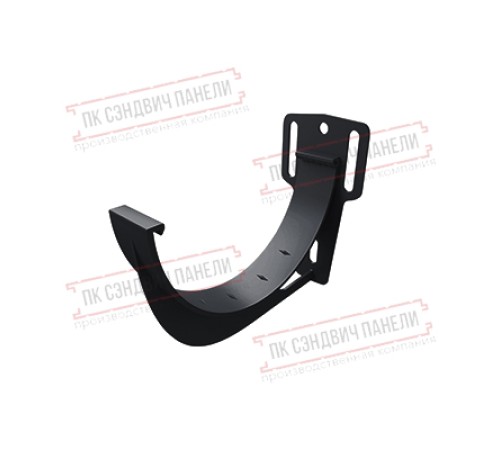 Кронштейн желоба slider ПВХ графит RAL 7024