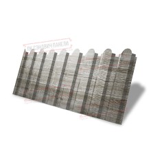 Профнастил фигурный С20 - 0,45 Окрас - А, Print Elite Nordic Wood.