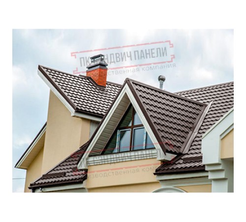 Планка ендовы верхняя 76х76х2000 Viking Ral8017-0.45