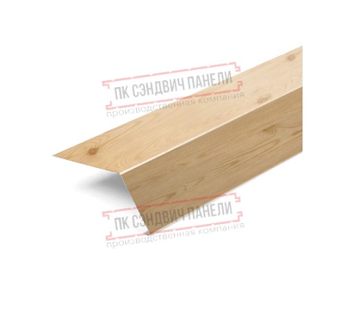 Планка карнизная 100х69х2000 ECOSTEEL-Сосна-0.5