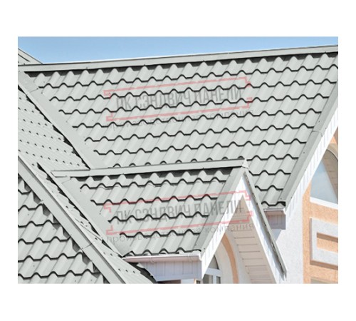 Планка конька плоского 190х190х2000 ПЭ-7047-0.45