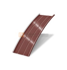 Продольно гнутый фальц профилированный 0,5 RR 29 GreenСoat Pural