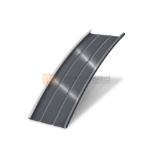 Продольно гнутый фальц профилированный 0,5 RAL 7024 Satin Мatt