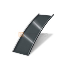 Продольно гнутый фальц гладкий 0,5 RAL 7016 Стальной бархат