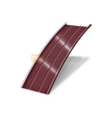Продольно гнутый фальц профилированный 0,5 RAL 3005 Полиэстер