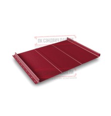 Кликфальц Line 0,45 Полиэстер RAL3003 рубиново-красный с пленкой на замках