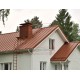 Кликфальц GL 0,5 Velur RAL8004 терракота с пленкой на замках