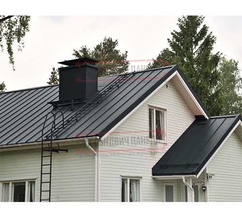 Кликфальц 0,45 Drap RAL7016 антрацитово-серый