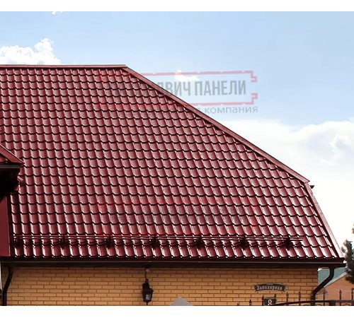 Металлочерепица Классик RAL3011 Satin-0,5