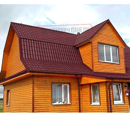 Металлочерепица классик плюс RAL3005 Polydexter-0.5