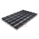 Металлочерепица Кредо RAL7024 Satin Мatt-0,5