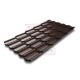 Металлочерепица Квинта плюс 3D RAL8017 Drap-0,45
