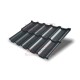 Металлочерепица модульная Квинта Uno 3D RAL7016 Rooftop Matte-0,5
