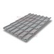 Металлочерепица Модерн RAL7004 Полиэстер-0,45