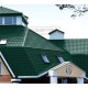 Металлочерепица Квадро профи RAL6005 Velur-0,5