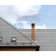 Металлочерепица Ламонтерра RAL9006 Призма-0.5
