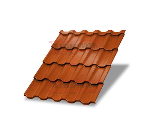 Металлочерепица Трамонтана-M Copper/Copper AGNETA-20-0.5