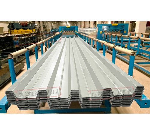 Профнастил Н60-845 Полиэстер RAL-9002-0.7