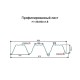 Профнастил Н135-930 Оцинкованный-1.2