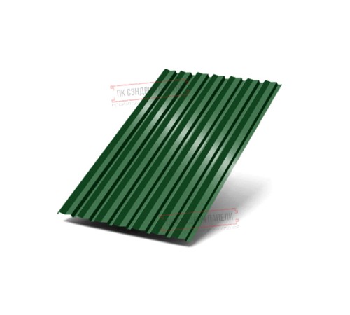 Профилированный лист С-15-1190-0.5 (с гранью) (Rooftop Matte) RAL 6002