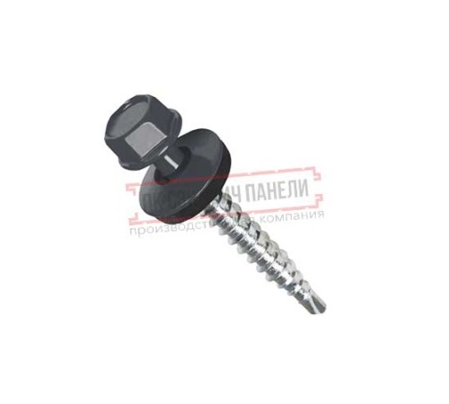 Саморезы 4,8х35 RAL 7024