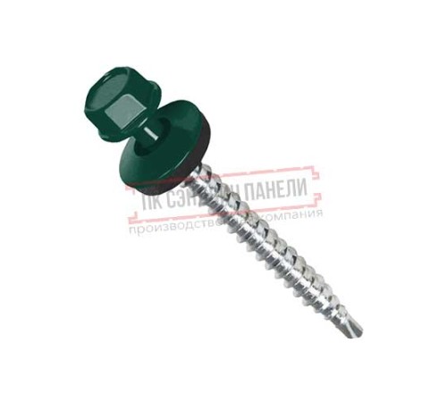 Саморезы 4,8х70 RAL 6005
