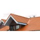 Сэндвич панели кровельные с пенополиуретаном, ширина 1000 мм, толщина 30 мм, 0.5/0.5, RAL2004