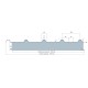 Нержавеющие сэндвич панели кровельные с пенополистиролом, ширина 1000 мм, толщина 30 мм, 0.5/0.5, AISI 430