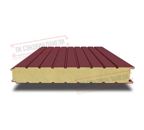 Сэндвич панели стеновые с пенополиуретаном, ширина 1200 мм, толщина 60 мм, 0.5/0.5, RAL3005