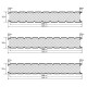 Сэндвич панели стеновые с пенополиуретаном, ширина 1000 мм, толщина 30 мм, 0.5/0.5, RAL7004