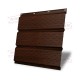 Софит металлический полная перфорация 0,45 Print Elite с пленкой Choco Wood