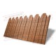 Профнастил фигурный С10 - 0,45 Окрас - Б, Print Elite с пленкой Honey Wood.