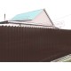 Профнастил фигурный C8 - 0,5 Quarzit RAL 8017 коричневый шоколад.