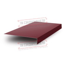 Планка карнизного свеса 200х30х2000 ПЭ-3005-0.45