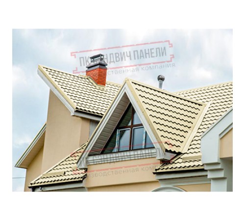 Планка ендовы верхняя 76х76х2000 Полиэстер Ral1014-0.5