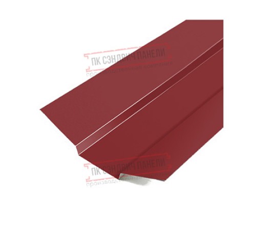 Планка ендовы верхняя 76х76х2000 Viking Ral3011-0.45