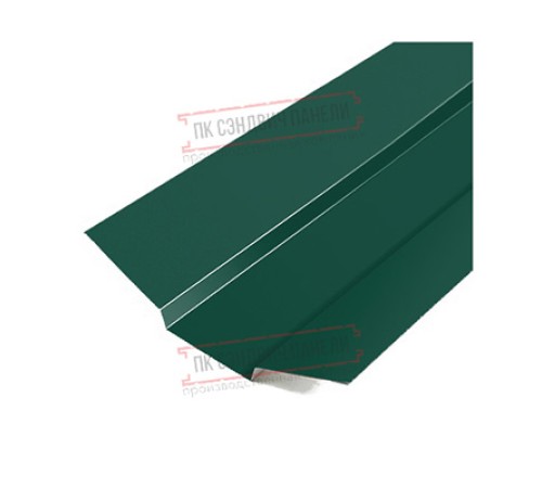 Планка ендовы верхняя 76х76х2000 Viking Ral6005-0.45