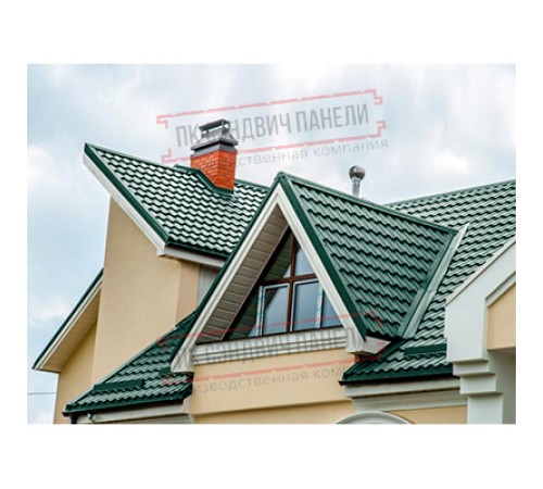 Планка ендовы верхняя 76х76х2000 Viking Ral6005-0.45