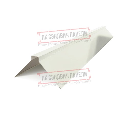 Планка конька плоского 150х150х2000 ПЛ-9010-0.5