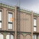 Площадка пожарной лестницы ОЦ РП-ПЛ2 (L=1000 мм) с удлин. Тетивой