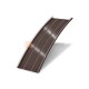 Продольно гнутый фальц профилированный 0,5 RAL 8017 Satin