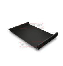 Кликфальц GL 0,5 Velur RAL9005 черный с пленкой на замках
