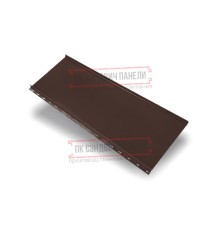 Кликфальц mini 0,45 Drap ST RAL8017 шоколад с пленкой на замках