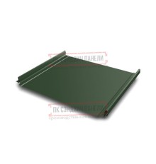 Кликфальц Pro 0,5 GreenCoat PuRALBT, matt RR11 темно-зеленый (RAL6020 хромовая зелень) с пленкой на замках