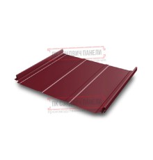 Кликфальц Pro Line 0,7 Полиэстер RAL3005 красное вино с пленкой на замках