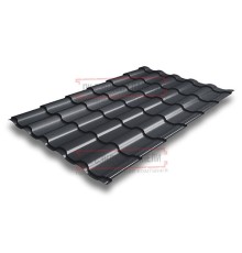 Металлочерепица Кредо RAL7024 Rooftop Matte-0,5