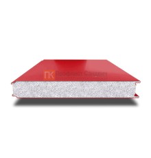 Сэндвич панели гладкие с пенополистиролом, ширина 1000 мм, толщина 30 мм, 0.5/0.5, RAL3020
