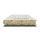 Сэндвич-панель для холодильных камер с минеральной ватой, ширина 1000 мм, толщина 40 мм, 0.5/0.5, RAL9002