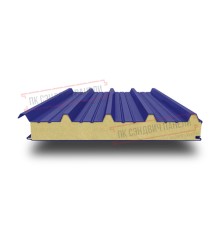 Сэндвич панели кровельные с пенополиизоциануратом, ширина 1200 мм, толщина 20 мм, 0.5/0.5, RAL5002