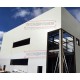 Угловая сэндвич-панель вертикальная из пенополиизоцианурата, 0.5/0.5, ширина 1000 мм, толщина 40 мм, RAL9002